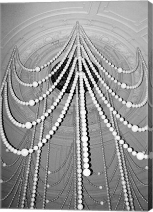 Framed Hanging Pearls Print