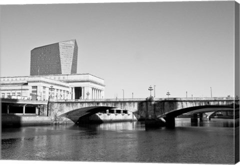 Framed River View Print