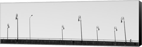 Framed Lamp Row Print