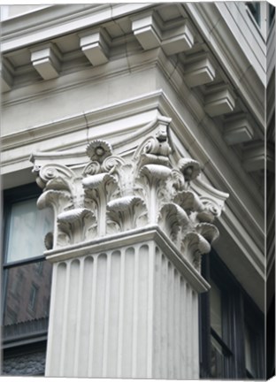 Framed Corinthian Column I (Color) Print