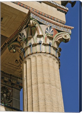 Framed Corinthian Column III (Color) Print
