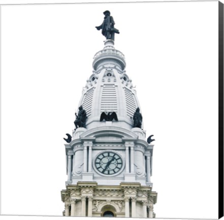 Framed City Hall Spire I (Color) Print
