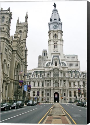 Framed Philadelphia City Hall (Color) Print