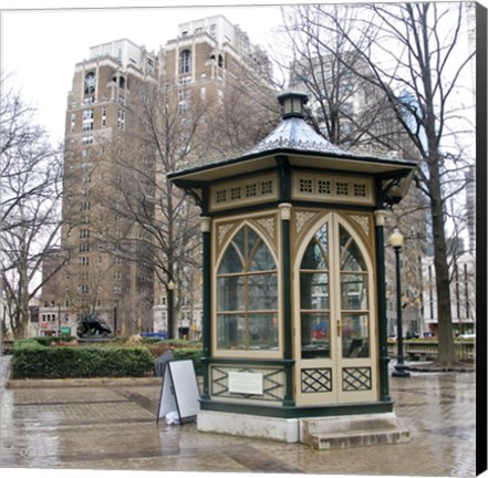 Framed Rittenhouse Square (Color) Print