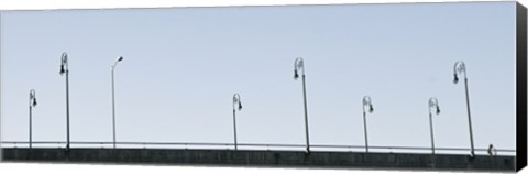 Framed Lamp Row (Color) Print