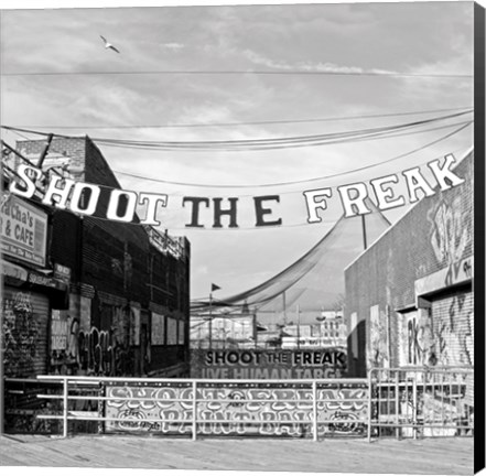 Framed Shoot the Freak Print