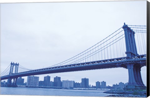 Framed Blue Bridge Print
