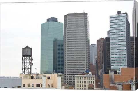 Framed Financial District Print
