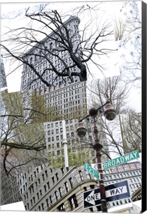 Framed Flatiron Collage Print