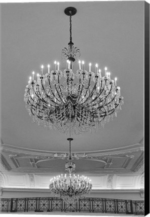 Framed Chandeliers (detail) Print