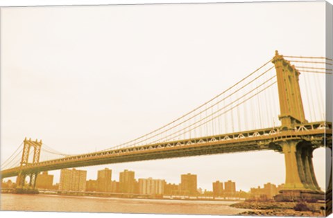 Framed Gold Bridge Print