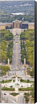 Framed Aerial Art Museum Print