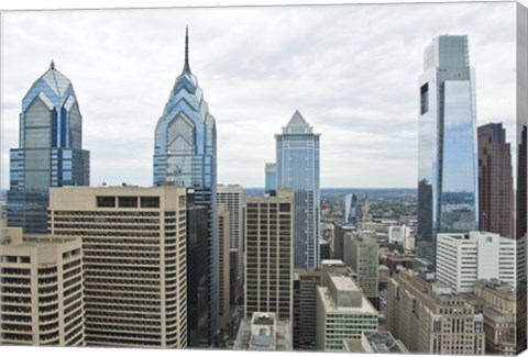 Framed Philly Skyline Print
