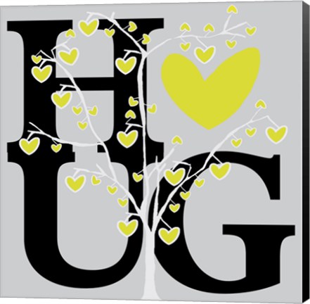 Framed Hug (Spring) Print