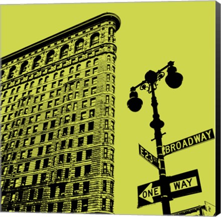 Framed Acid Flatiron Print