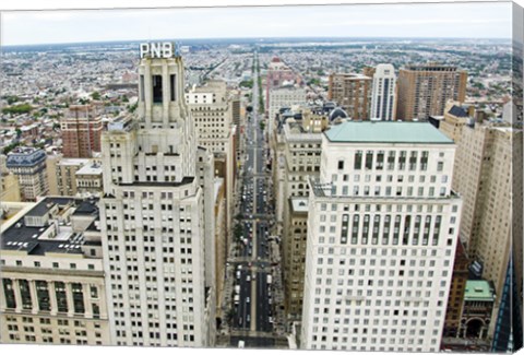 Framed Broad Street (aerial) Print