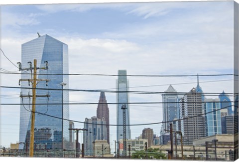 Framed Industrial Skyline Print