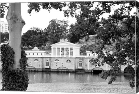Framed Waterworks (b/w) Print