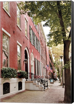 Framed Delancy Street (vertical) Print