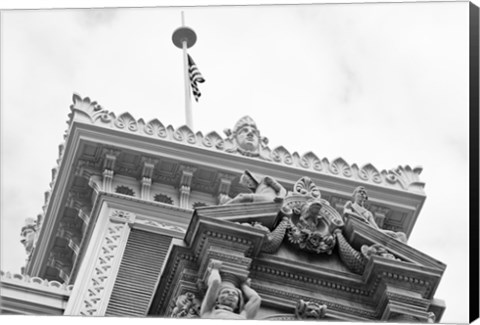 Framed At the Top (b/w) Print