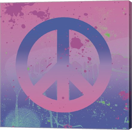 Framed Psychedelic Peace Print