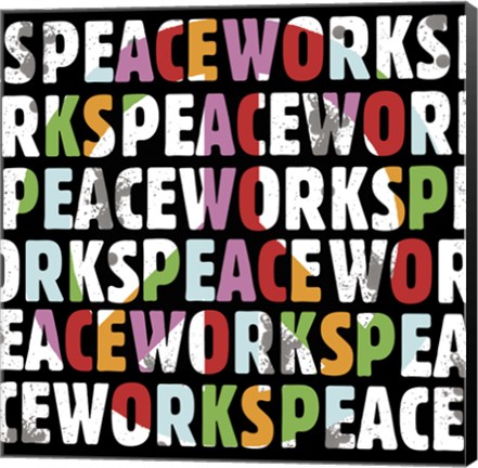 Framed Peace Works Print