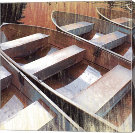 Framed Lakeside Reflections Print