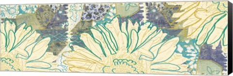 Framed Flower Panel I Print