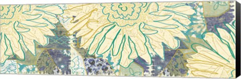 Framed Flower Panel II Print