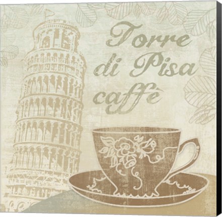 Framed Caffe Pisa Print