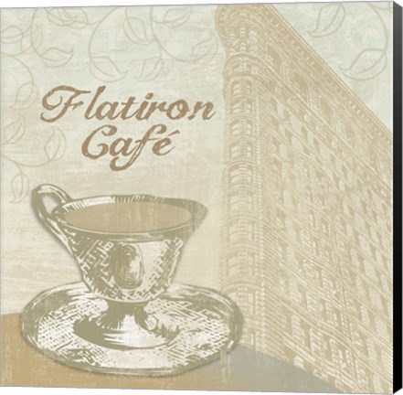 Framed Flatiron Cafe Print