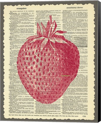 Framed Strawberry Print