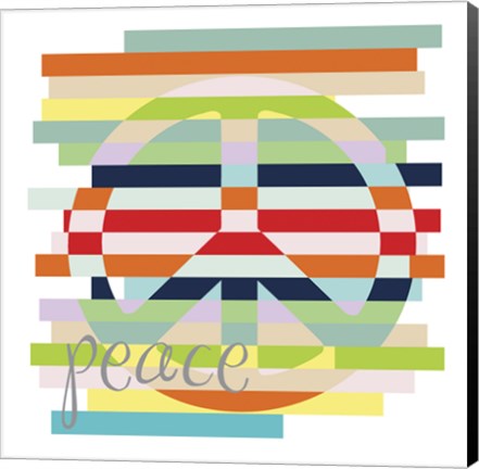 Framed Peace Rainbow Print