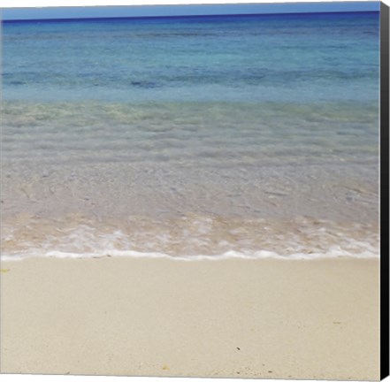 Framed Beach V Print