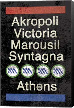 Framed Athens Print