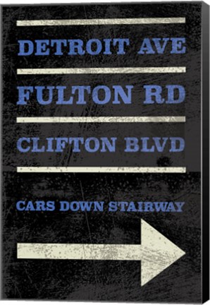 Framed Cleveland Print