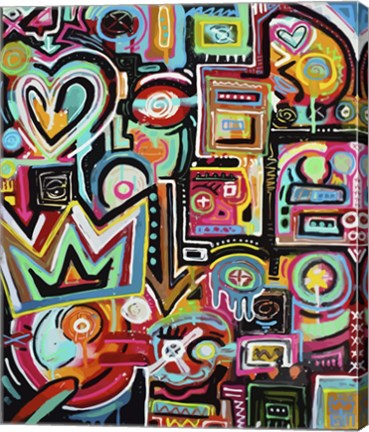 Framed Magnetic Fields Print