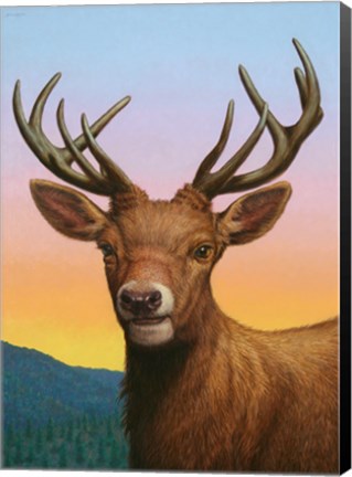 Framed Reddeer Print