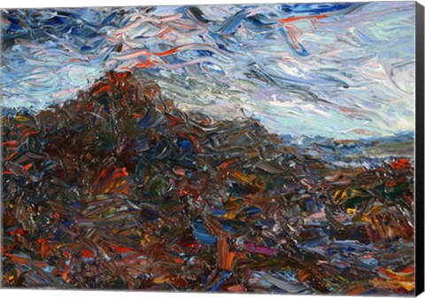 Framed Volcano Print