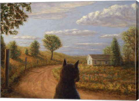 Framed Abandoned House Print