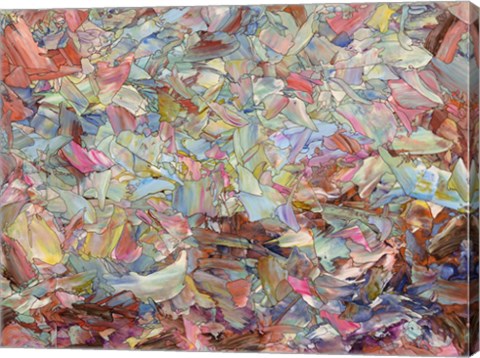 Framed Fragmented Hill Print