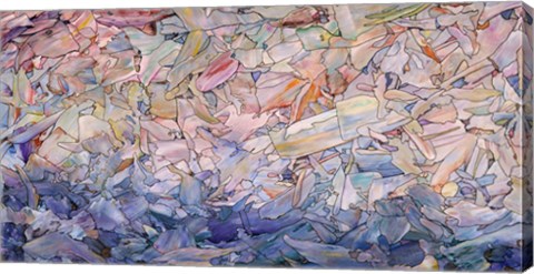 Framed Fragmented Sea Print