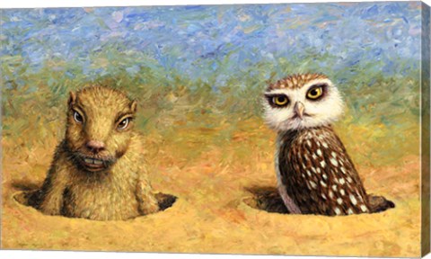 Framed Neighbors Print