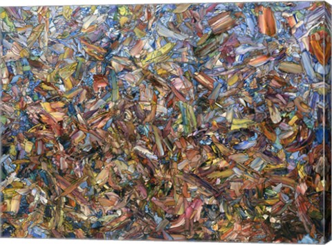 Framed Fragmented Fall Print