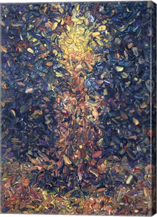 Framed Fragmented Flame Print