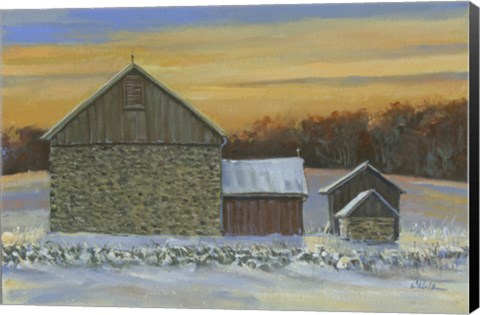 Framed Whisky Run Sunset Print