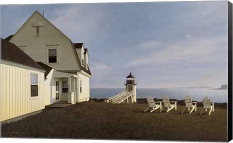 Framed Island View Print