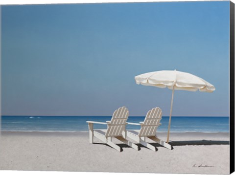 Framed Beach Day Print