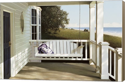 Framed Shore House Print