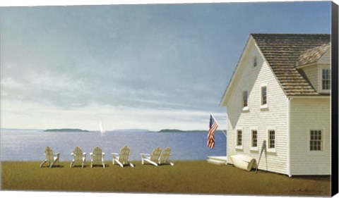 Framed Summer Retreat Print